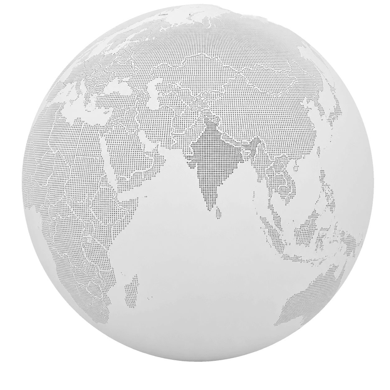 India map showing locations